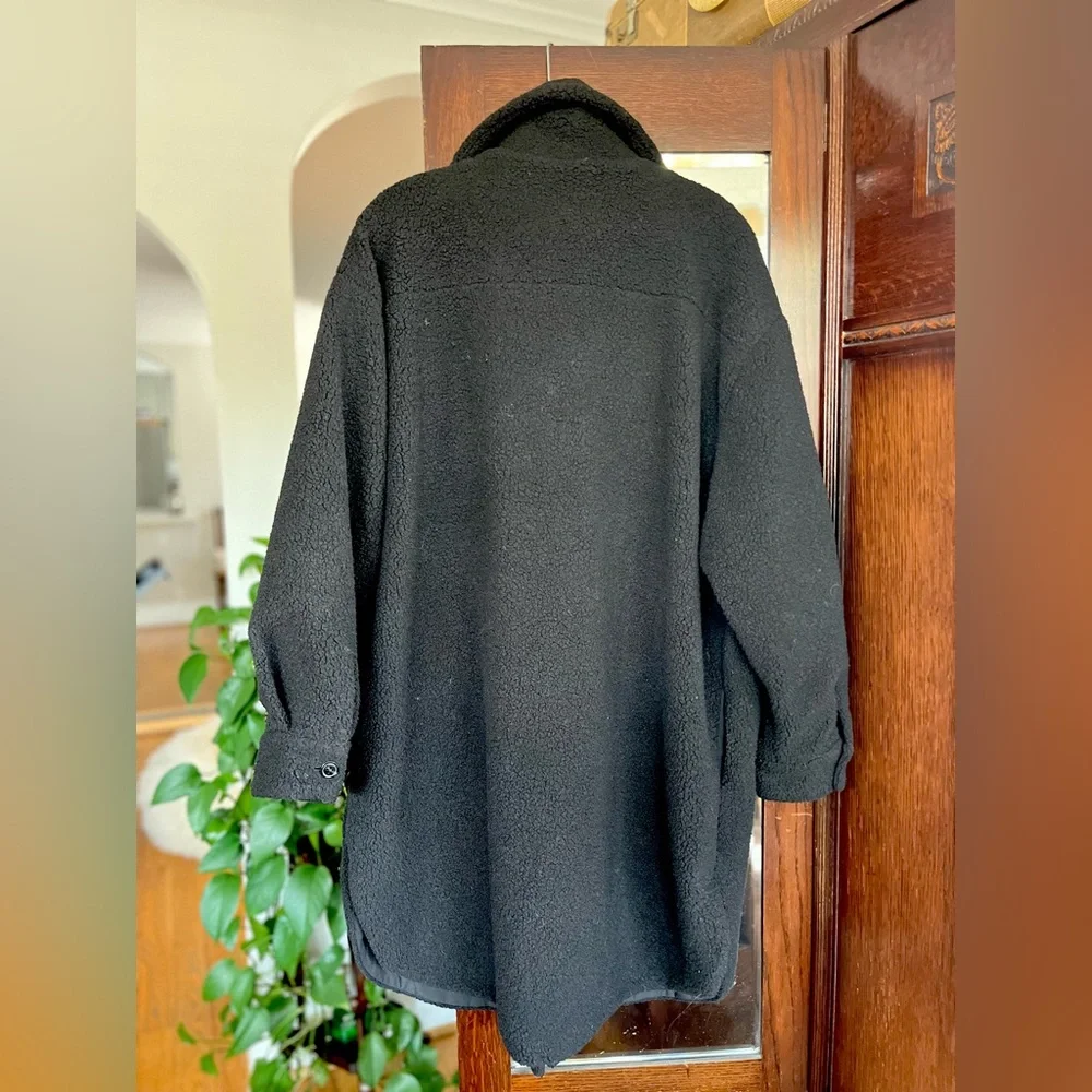 Gianni Bini “Workwear” Style Coat. Black  Brooks style. Medium. - Picture 7 of 10